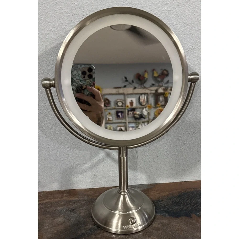 VESAUR LED Lighted Makeup Vanity Mirror 1X/5X Double Sided 17